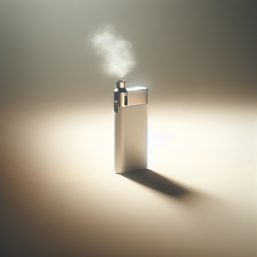 Мінімалістичний одноразовий вейп на світлому фоні — ілюстрація до статті про купити одноразку онлайн у Львові