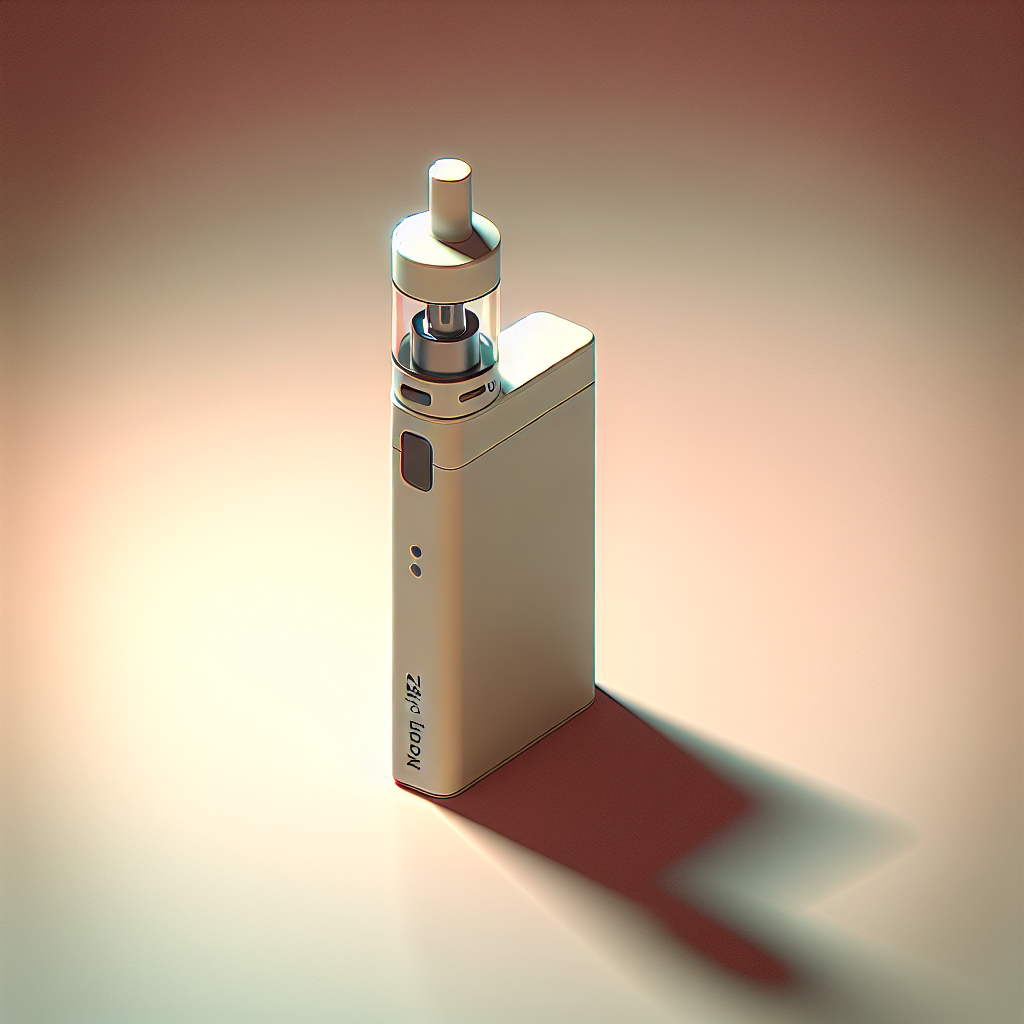Мінімалістична ілюстрація одноразового вейпу з позначкою 2% нікотину — для статей про купівлю онлайн та розпродажі