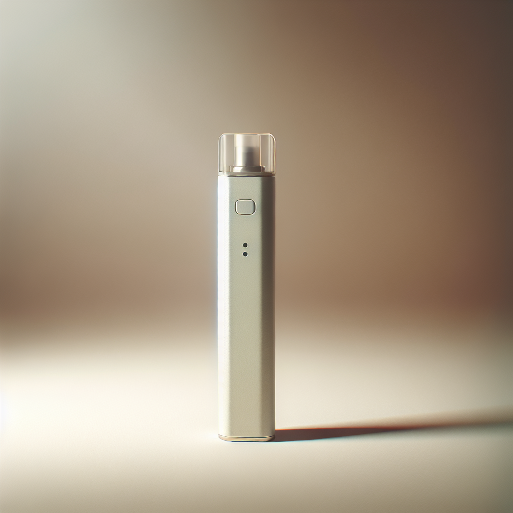 Одноразовий вейп R&M з індикатором заряду на нейтральному фоні — без нікотину й запаху, для дорослих, купити одноразовий вейп